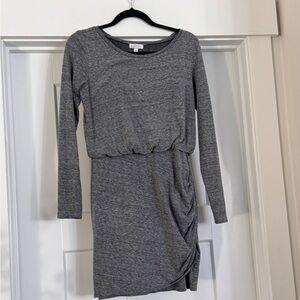Leith Charcoal Long Sleeve Dress
